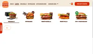 Burger King Precios del Menú (Spain)