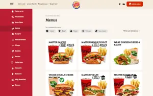 Burger King Prix du Menu (France)